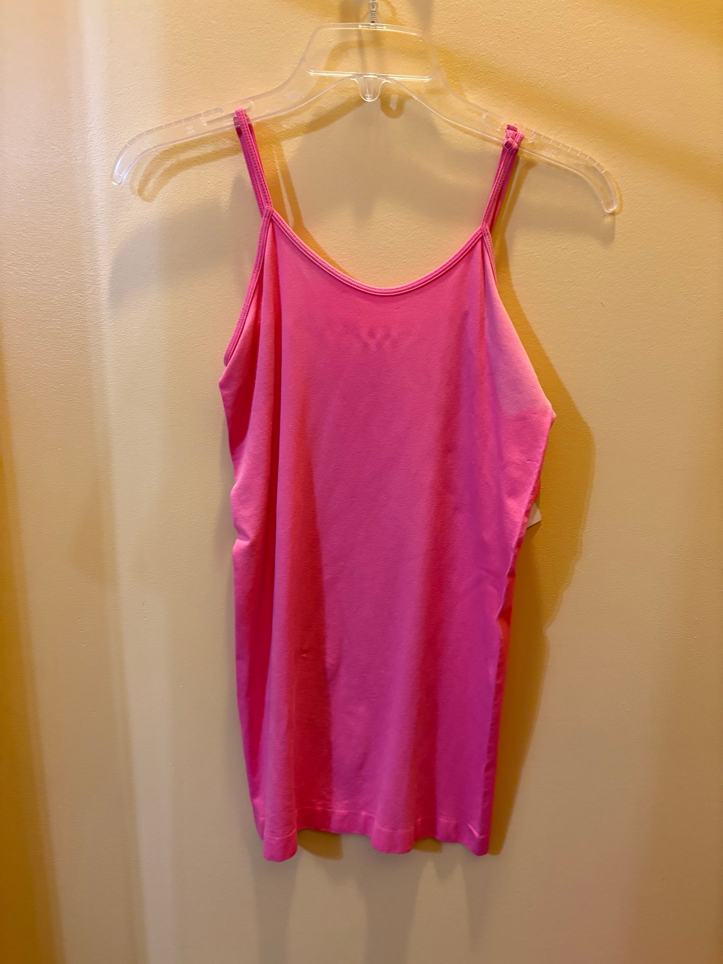 Pink Cotton Camisole Tank Top