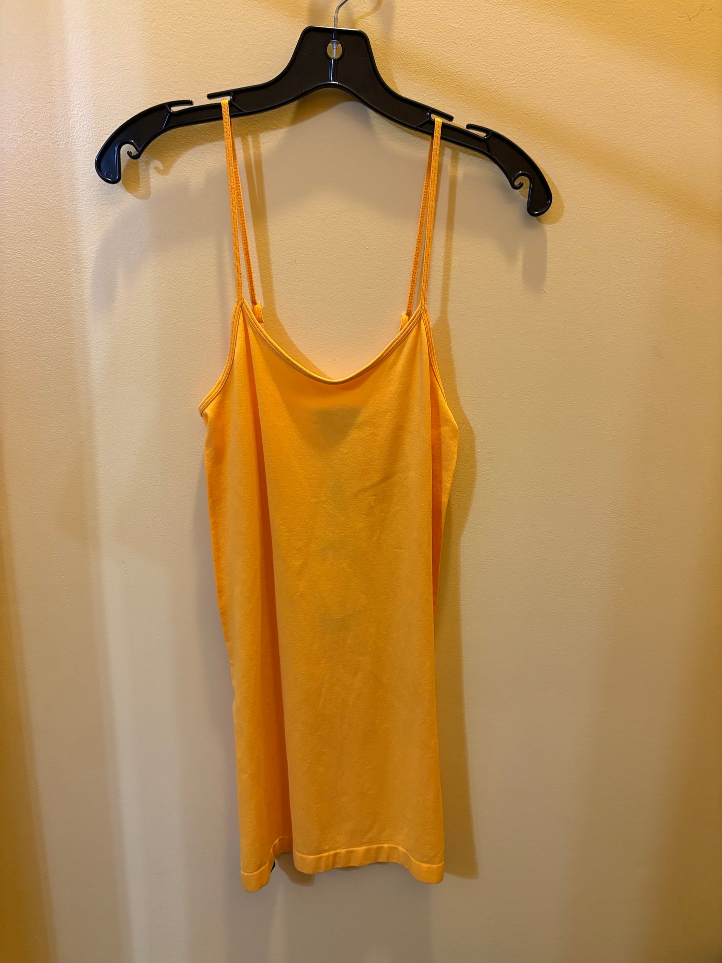 Vintage-Style Yellow Camisole Slip Dress