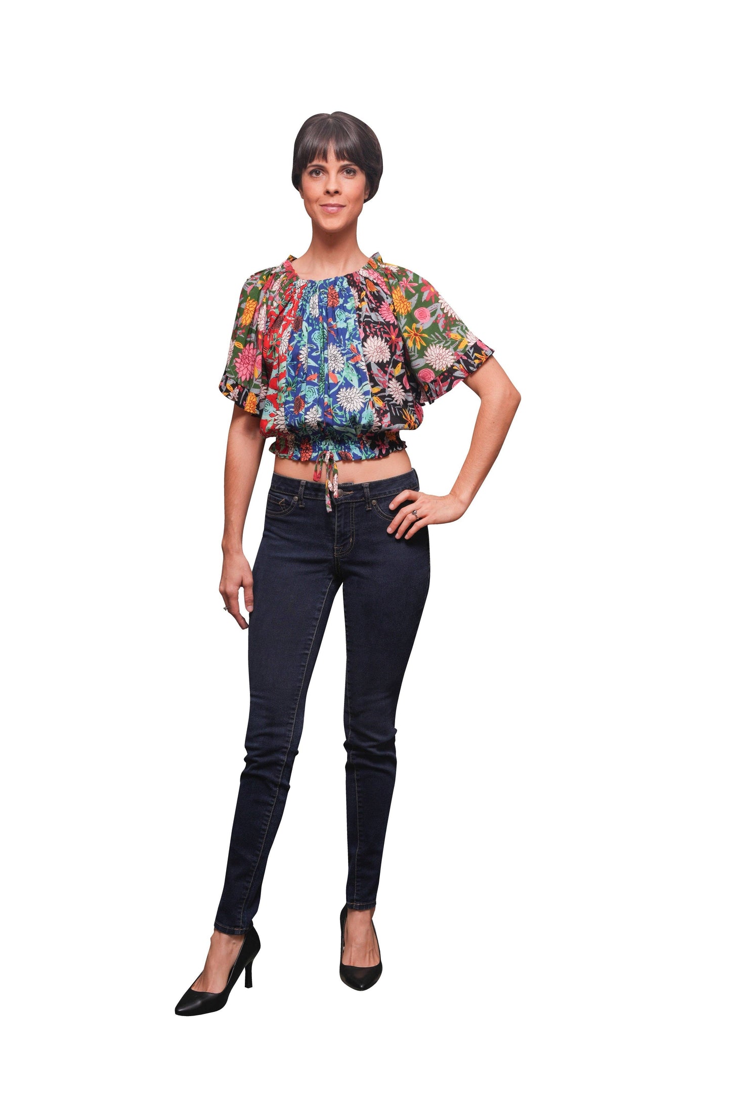 Boho Summer Fiesta Patchwork Top: 2 / (Two Size Pack: S/M & L/XL)