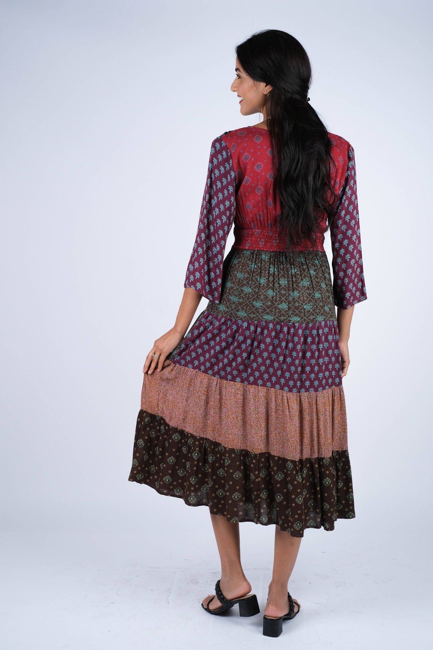 Boho Rayon Dress: 2