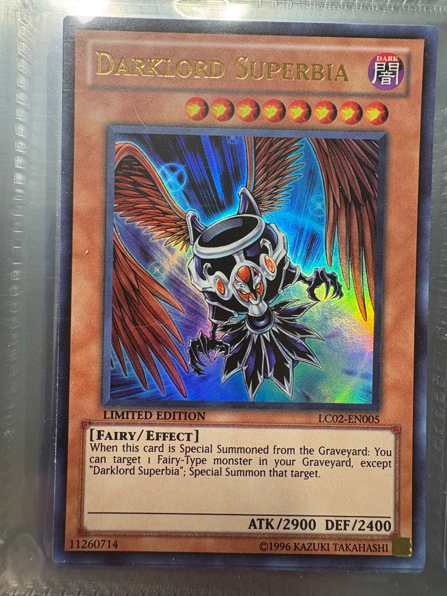 Darklord Superbia - LC02-EN005 - Ultra Rare Limited Edition (Ungraded)
