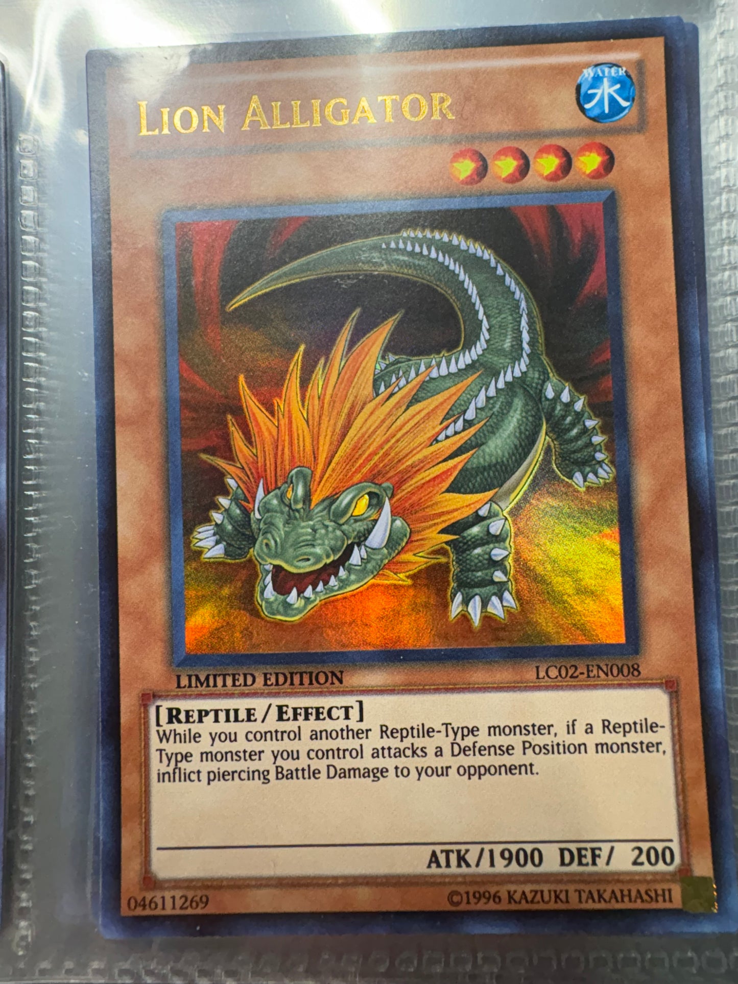 Lion Alligator - LC02-EN008 - Ultra Rare Limited Edition (Ungraded)