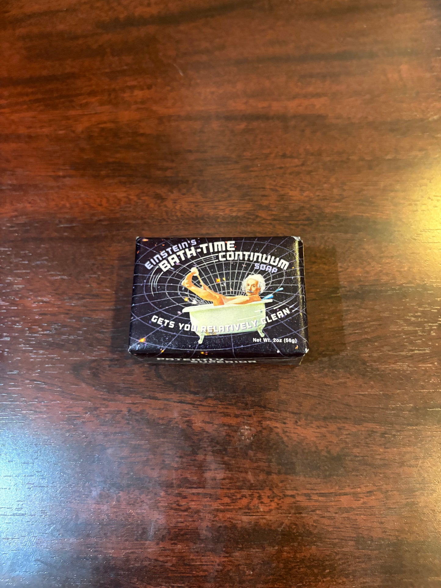 Einstein’s Bath-Time Continuum Soap
