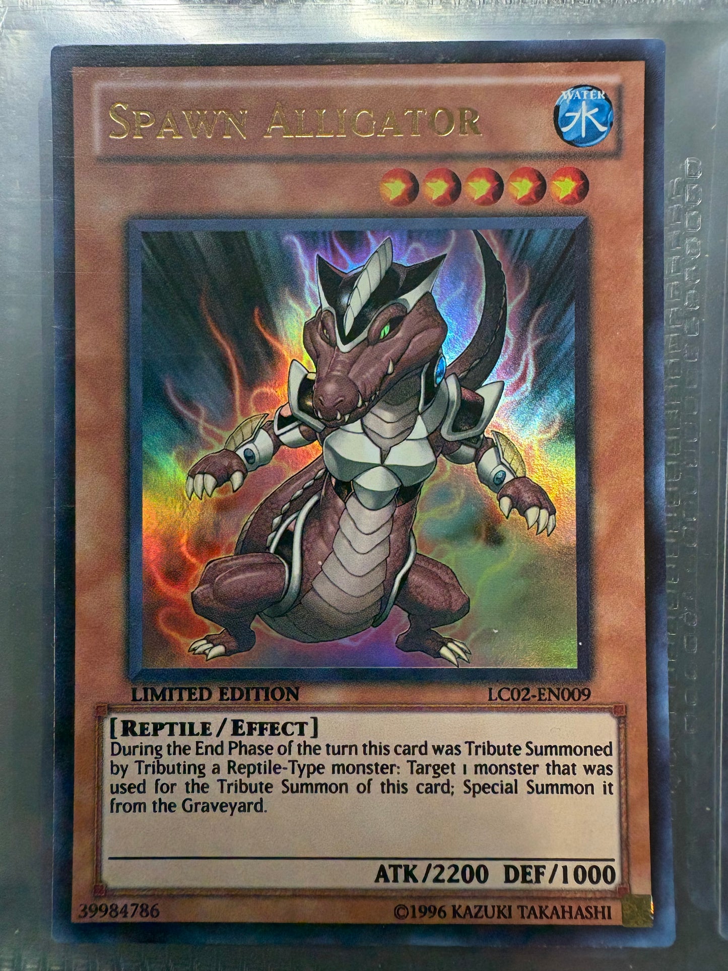 Spawn Alligator - LC02-EN009 - Ultra Rare Limited Edition (Ungraded)