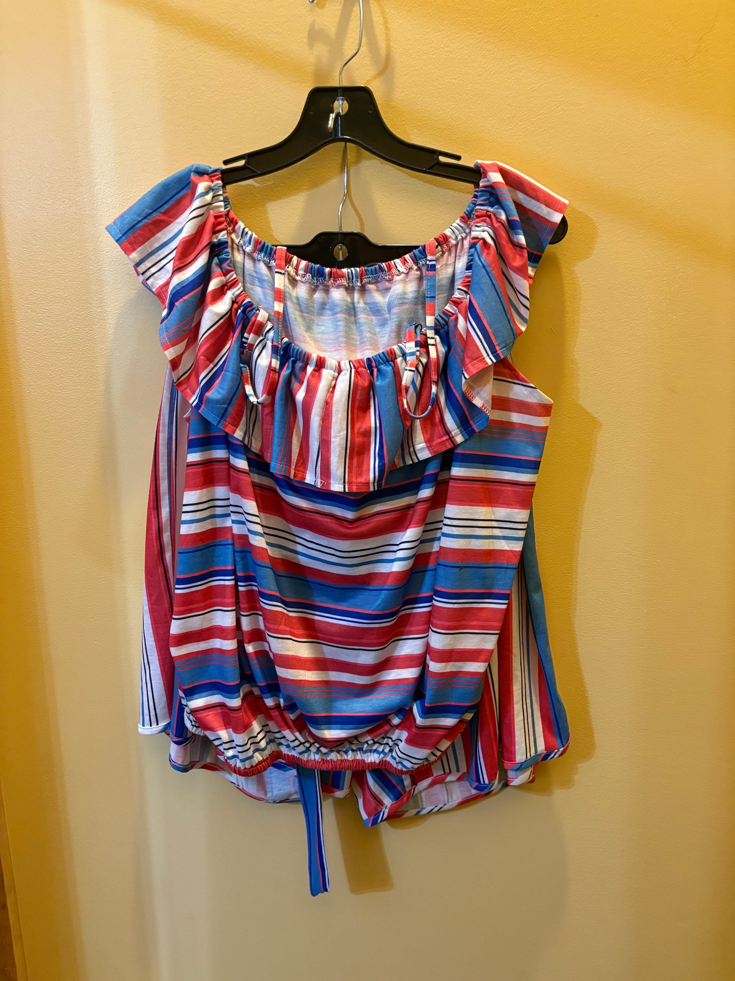 Patriotic Stripes Two-Piece Summer Set