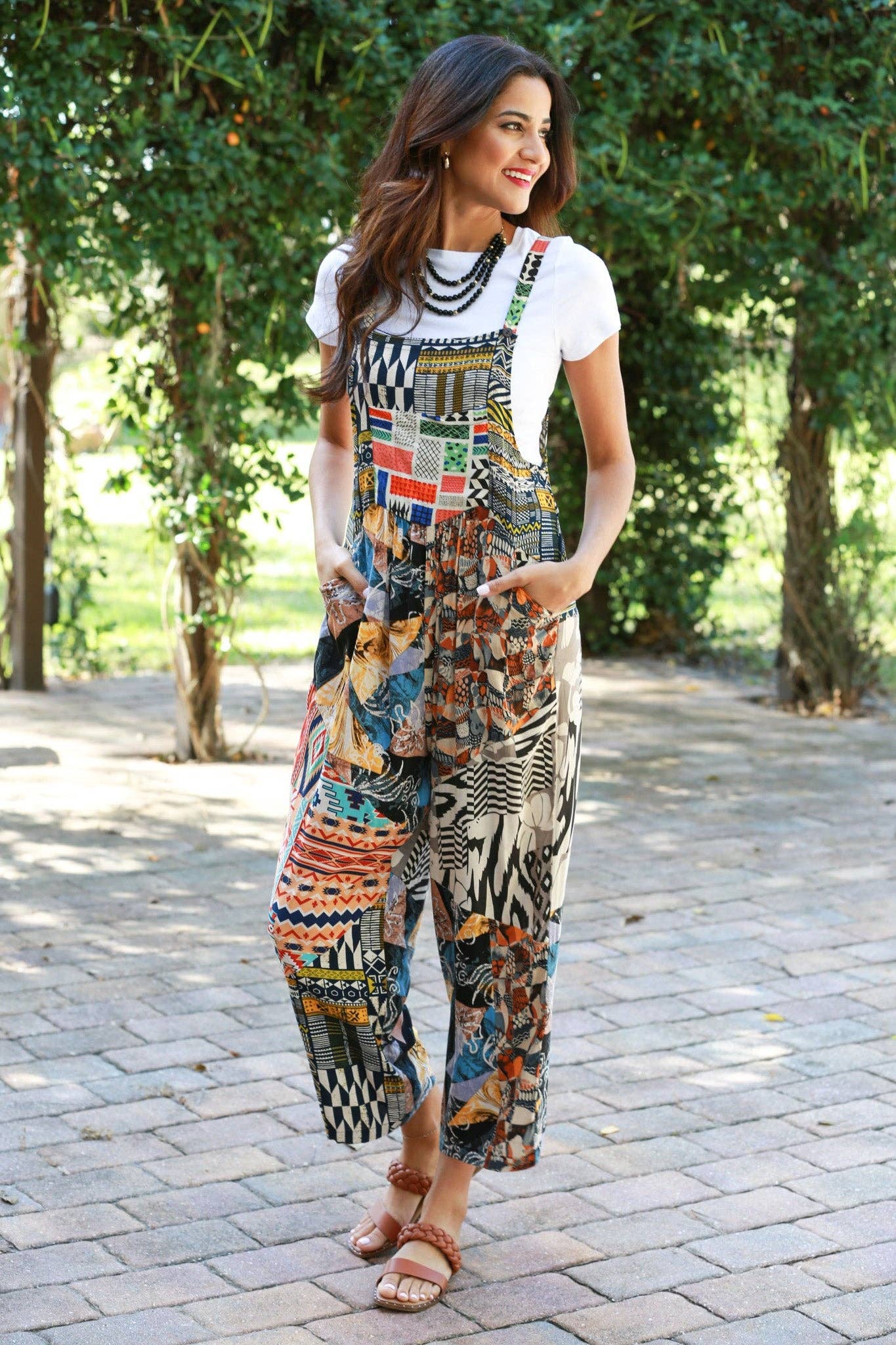 Abstract Allure Patchwork Chic Overall: 2 / (Two Size Pack: S/M & L/XL)