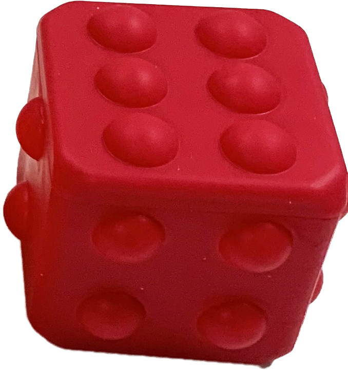 Poppin' Dice - Satisfying Fidget Toy, Assorted Colors