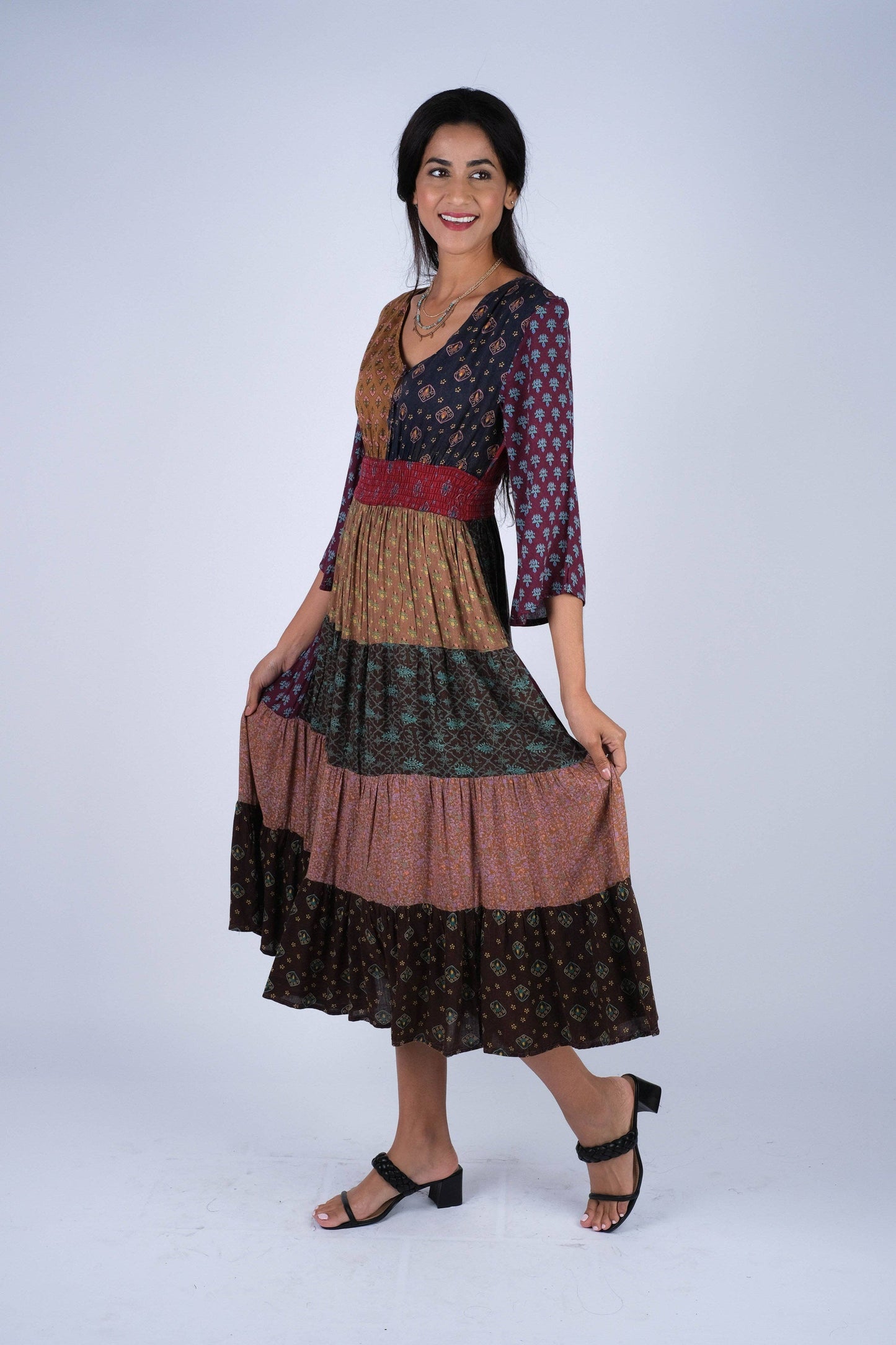 Boho Rayon Dress: 2