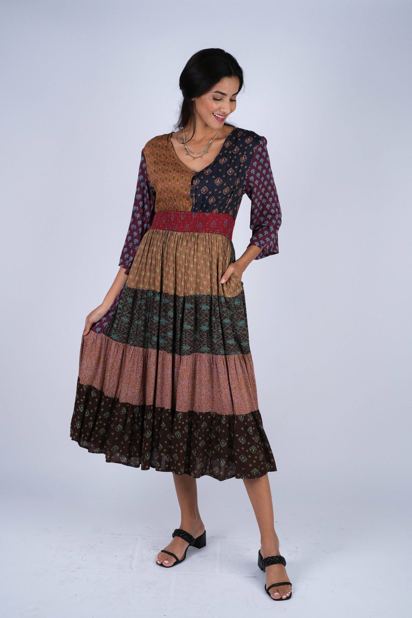 Boho Rayon Dress: 2