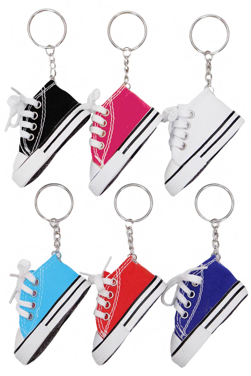 Canvas Rubber Sole Sneakers Novelty Key Chain