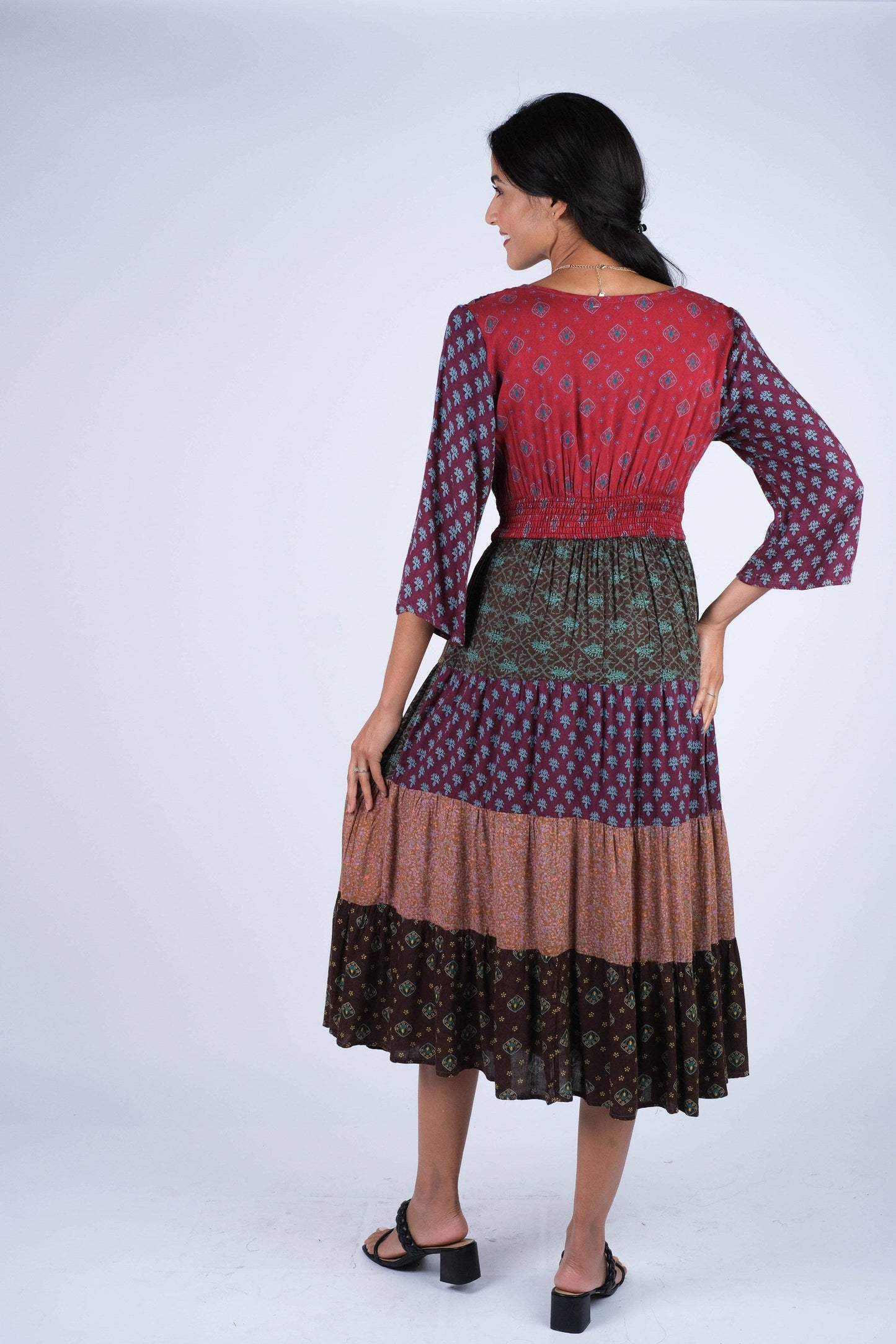 Boho Rayon Dress: 2