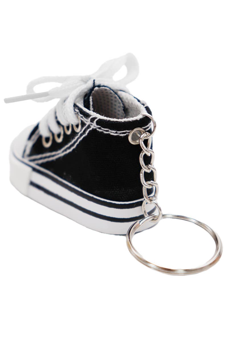 Canvas Rubber Sole Sneakers Novelty Key Chain