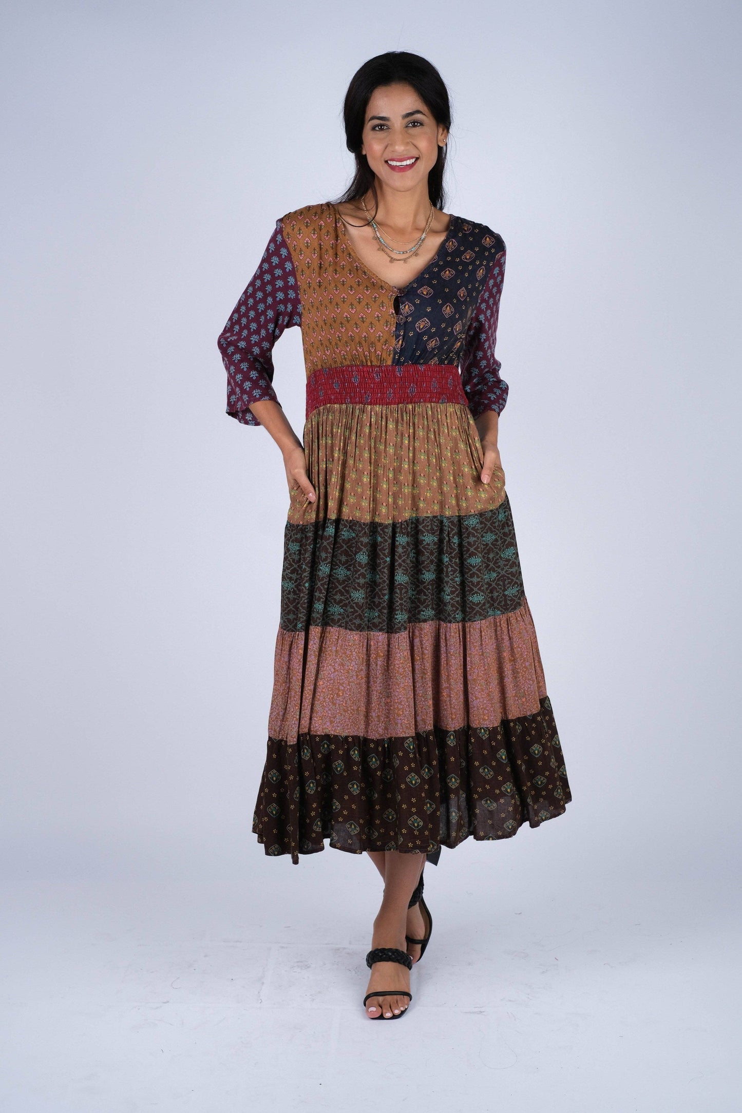 Boho Rayon Dress: 2