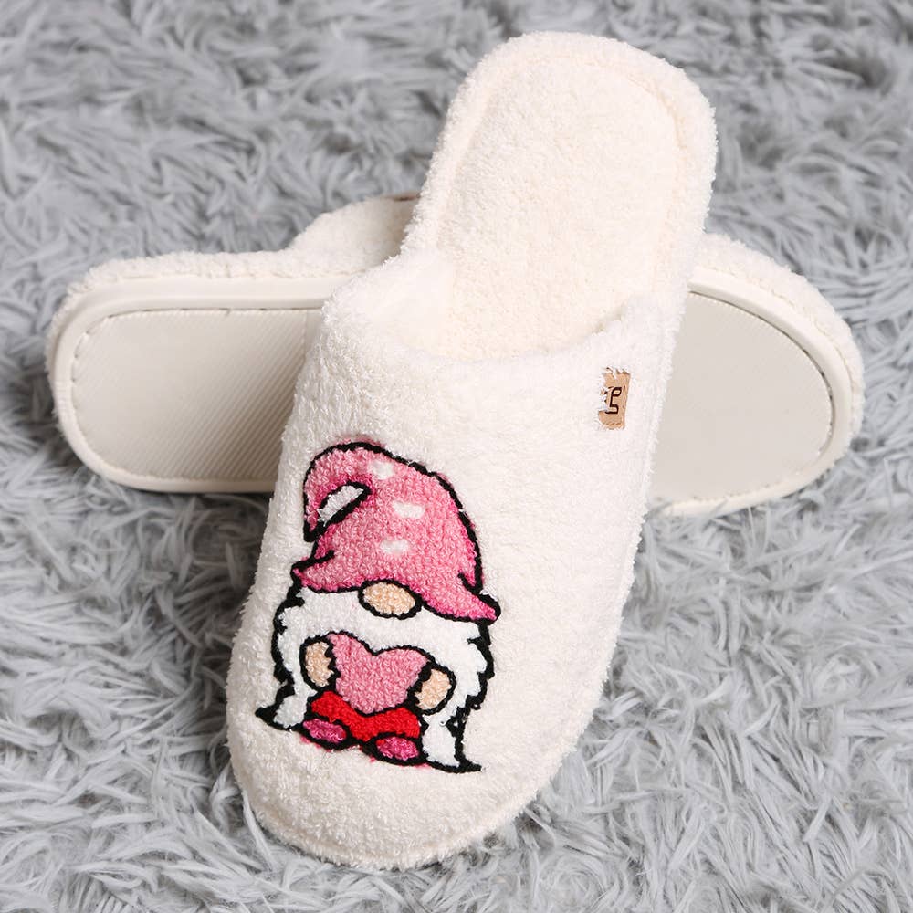 Dwarf Print Soft Home Indoor Floor Slippers: S/M