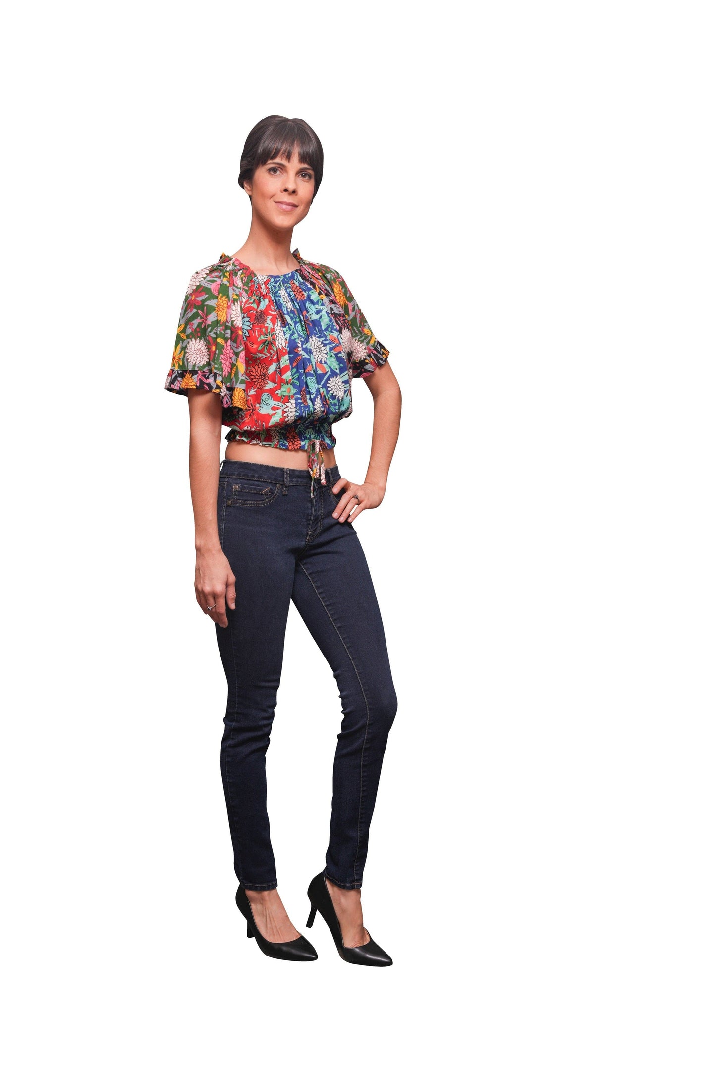 Boho Summer Fiesta Patchwork Top: 2 / (Two Size Pack: S/M & L/XL)