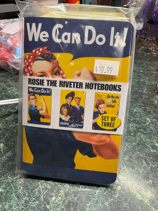 Rosie the Riveter Notebooks (Set of Three)