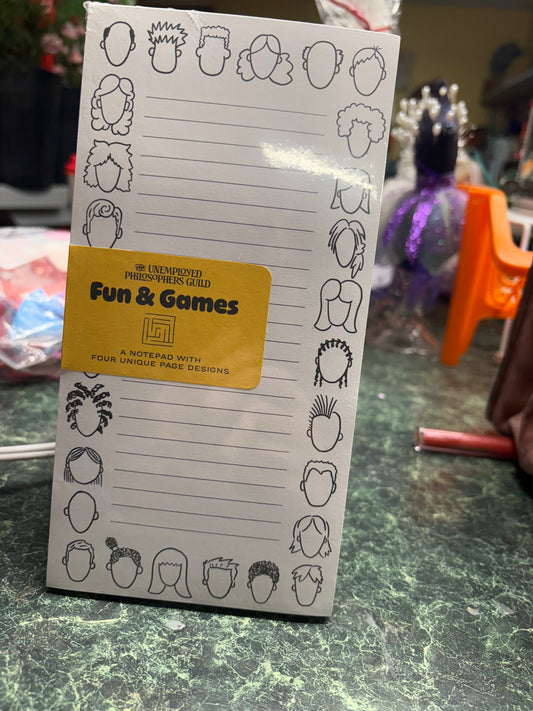 Fun and Games Notepad