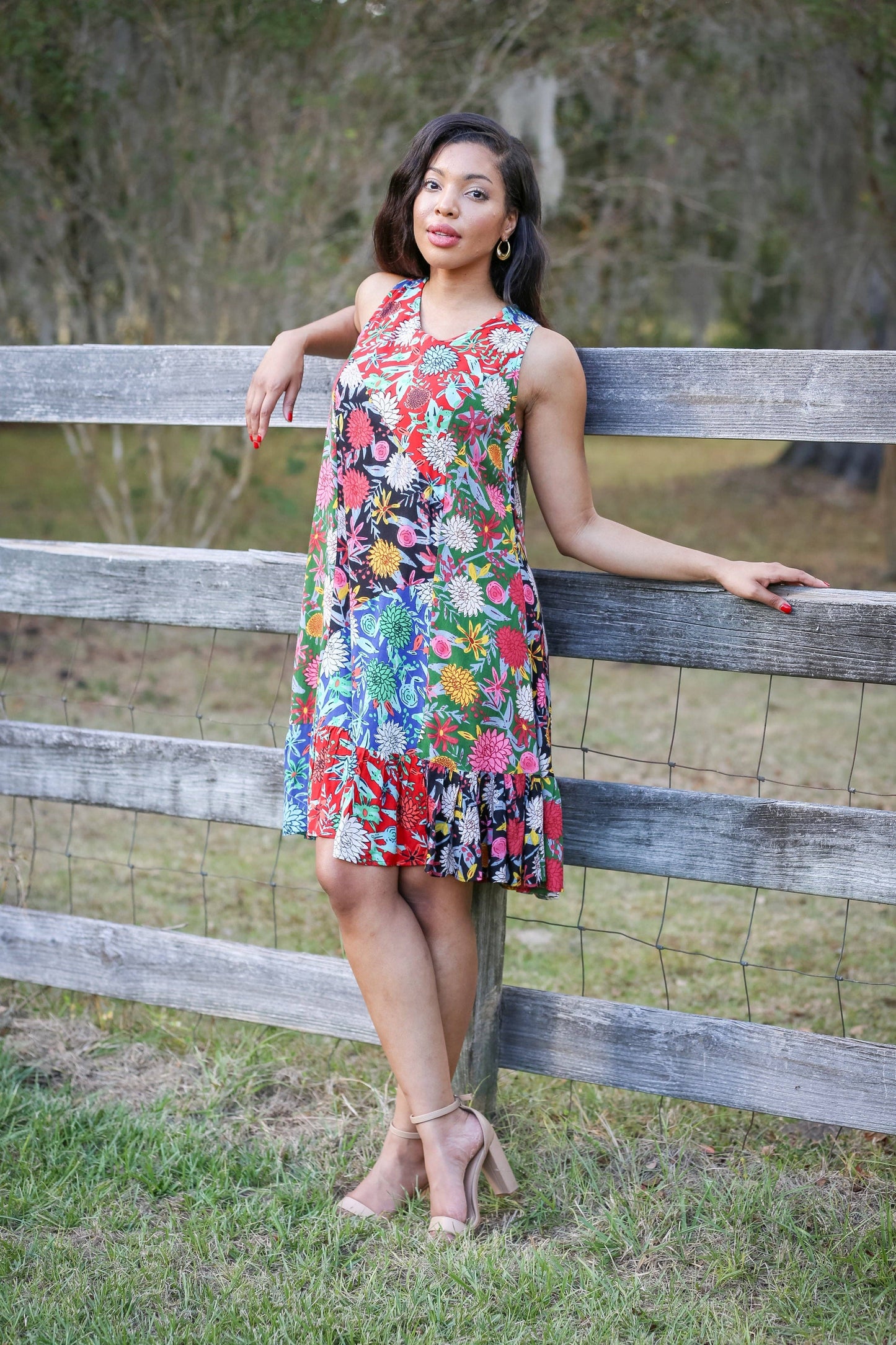 Bohemian Summer Fiesta Patchwork Dress: 2 / (Two Size Pack: S/M & L/XL)