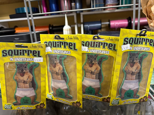 Squirrel in Underpants Air Freshener