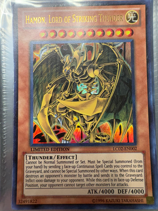 Hamon, Lord of Striking Thunder - Limited Edition (LC02-EN002) - Ultra Rare - Ungraded