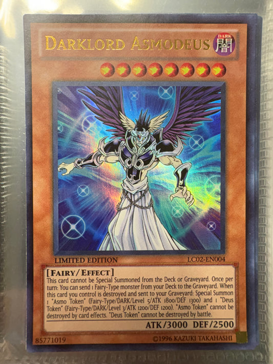 Darklord Asmodeus - LC02-EN004 - Ultra Rare Limited Edition (Ungraded)