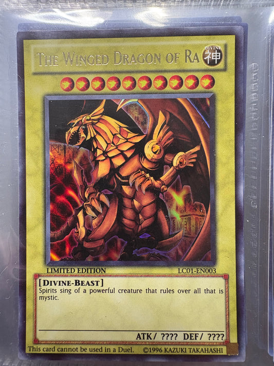 The Winged Dragon of Ra - LC01-EN003 - Limited Edition Ultra Rare (Ungraded)
