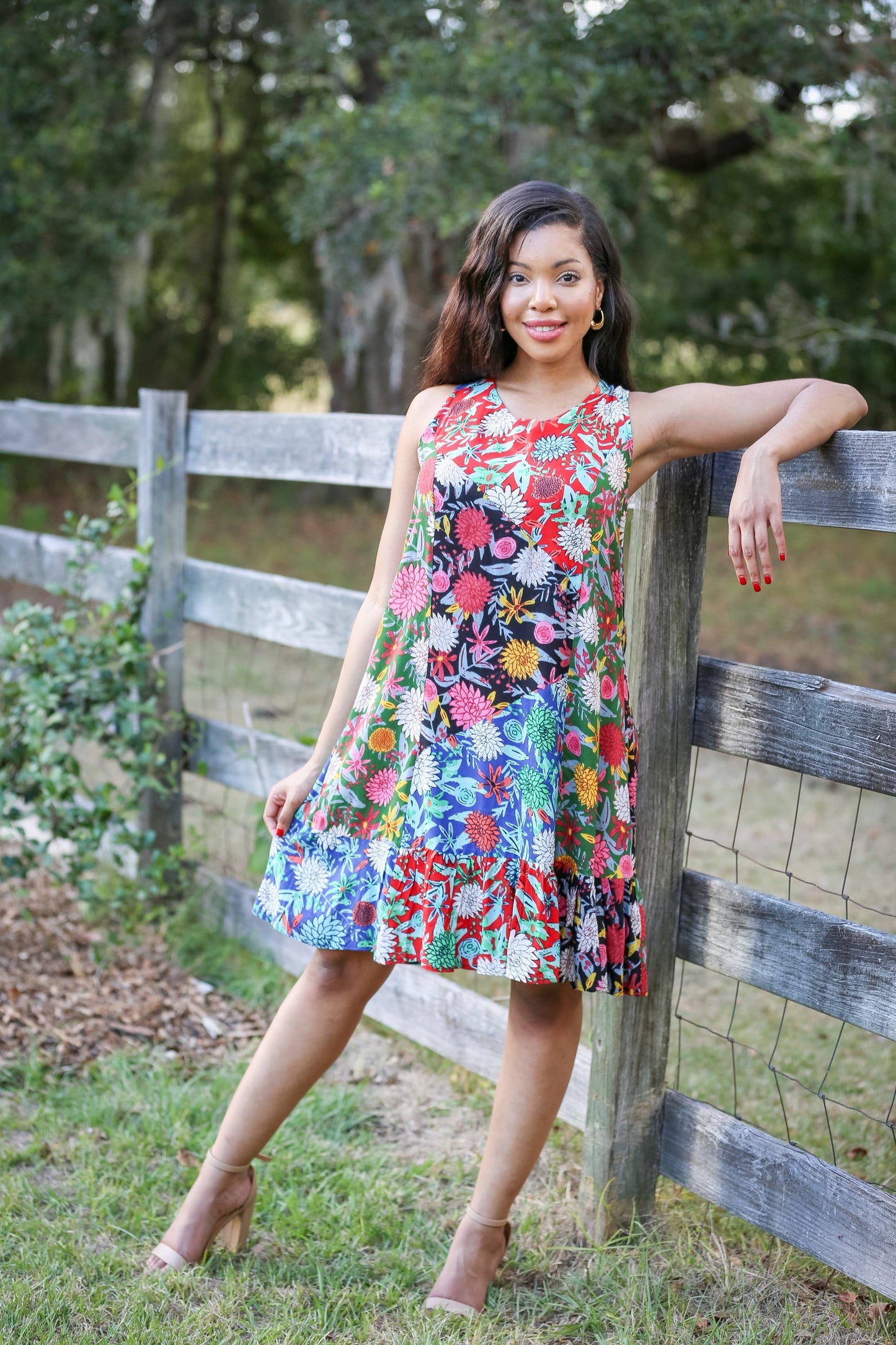Bohemian Summer Fiesta Patchwork Dress: 2 / (Two Size Pack: S/M & L/XL)
