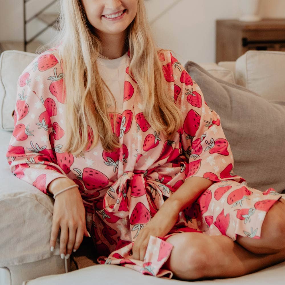 Strawberry Robe for Women: Peach / L