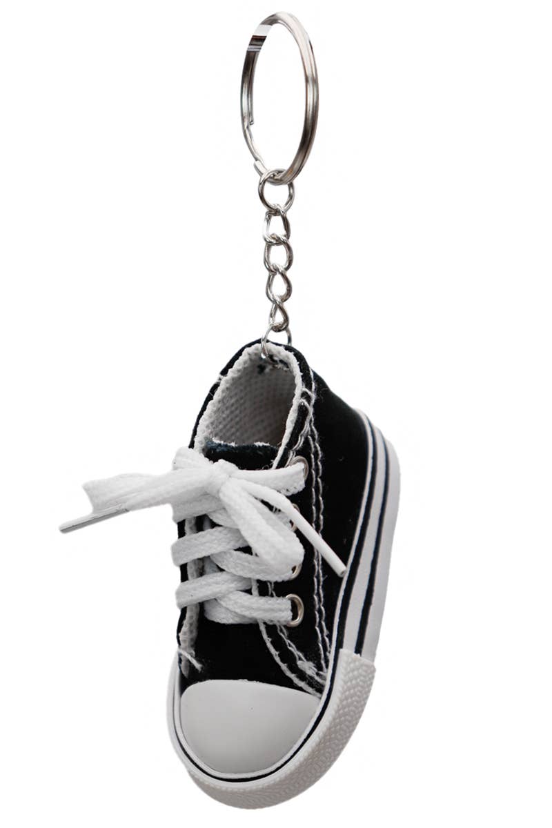 Canvas Rubber Sole Sneakers Novelty Key Chain