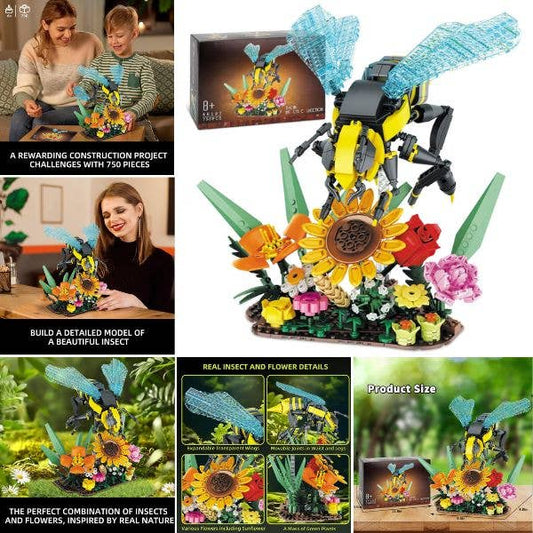 Xbert STEM Toy Building Block - 750PC Bee Kit - #66108