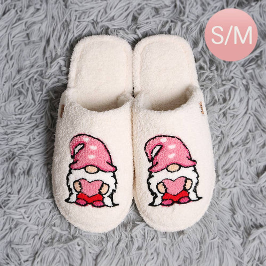 Dwarf Print Soft Home Indoor Floor Slippers: S/M